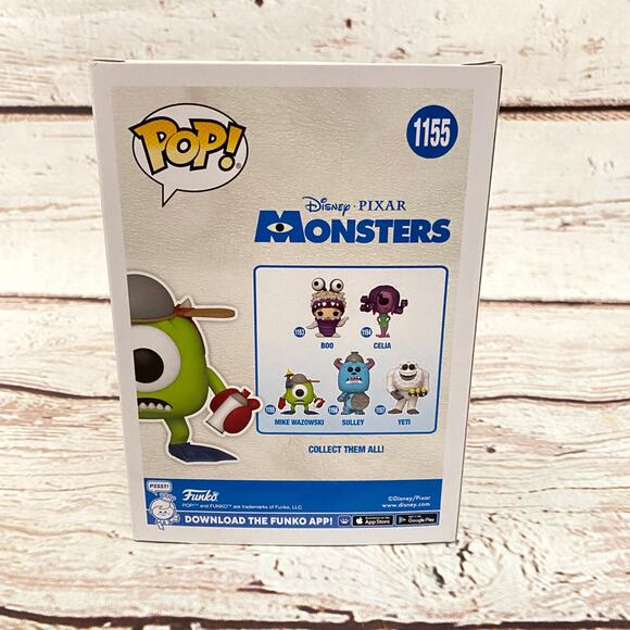 FUNKO Disney Pixar Monsters Inc Mike Wazowski Funko Pop - Picture 3 of 4